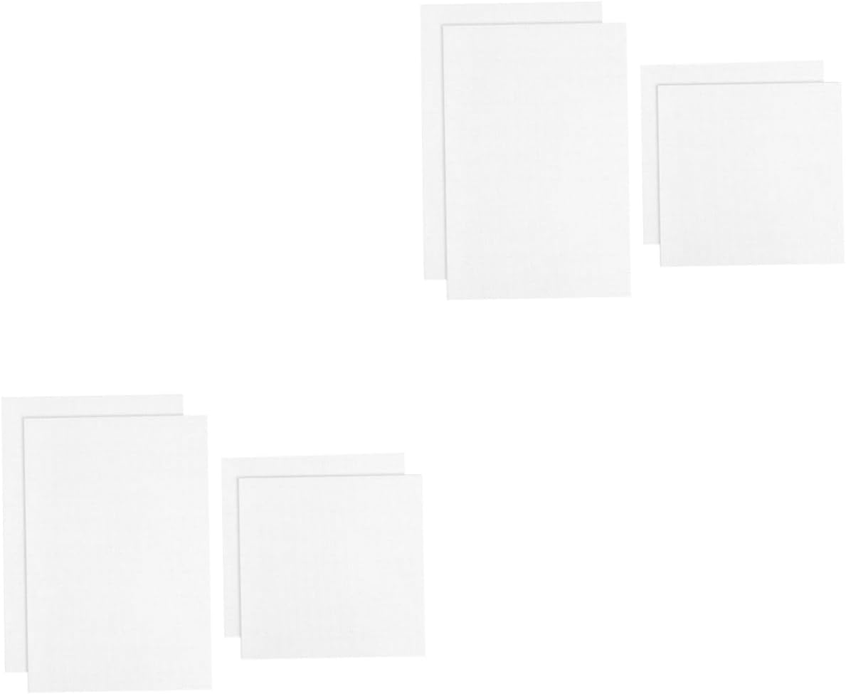 Tofficu 8pcs Cross- Cloth Cotton Embroidery Fabric for Projects White for Boys and Girls and Adults Crafting