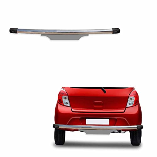 Image of Stainless Steel High Gloss Safety Rear Bumper Protector Sutaible for Maruti Suzuki Celerio