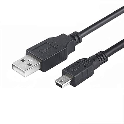 ANVOX Universal Charging Cable for PS3 console USB 2.0 Type A to Mini B Cable Mini Charging Cable Dash cam cable MP3 Player Digital Cameras USB A to USB B 1.5m long