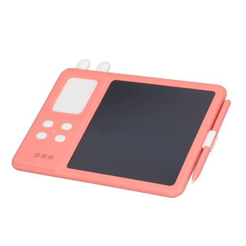 OEBUAFI Tableta de Aprendizaje con Tarjetas Flash Parlantes para Niños con Pantalla LCD de Alta Definición, Juguete Educativo con Almohadilla para Tablero de Dibujo (Pink) - imagen 2