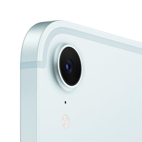 Image of Apple iPad mini (A17 Pro): Apple Intelligence, 8.3-inch Liquid Retina Display, 512GB, Wi-Fi 6E + 5G Cellular, 12MP Front /12MP Back Camera, Touch ID with AppleCare+ (2 Years) - Blue