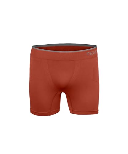 Image of TEGO Core Men's Performance Boxer Brief | Seamless Anti-Chafe Underwear | Soft Compression | 6 inch Inseam | Lightweight & Odour-Control | Designed for Running and Lifting