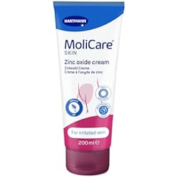 Crema Para Bebé A Base De Oxido De Zinc MoliCare Skin Crema con Óxido de Zinc: Protección para la Piel, Zonas Irritadas, Piel Sensible, 200 ml