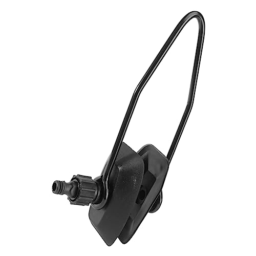 ifundom Rectangular Yacht Motor Flusher Muffs Cup for Inboard Outboard Engines Durable Black Coated Spring Frame with Hose