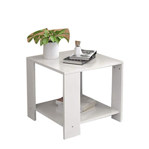 HTLLT Storage Table Printer Table Wooden Double Layer Storage Shelf Li