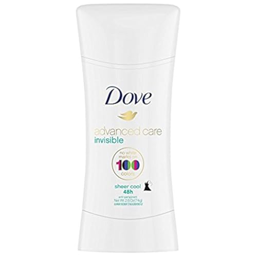 Dove Advanced Care Invisible Antiperspirant, Sheer Cool, 2.6 oz (Pack of 2) miniatura 1