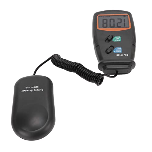 Medidor de luz digital LX1010B Zerodis luxómetro portátil de ABS con pantalla LCD