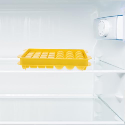 Molde para cubitos de hielo de plástico amarillo Beaupretty miniatura 5