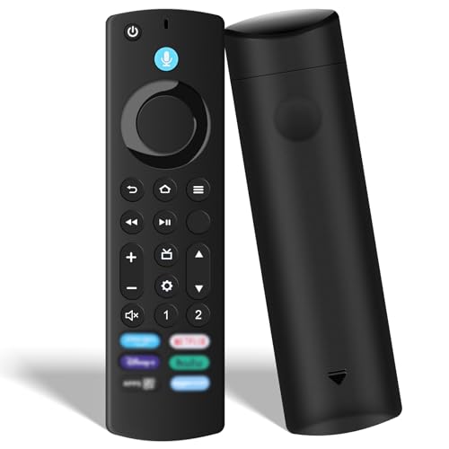 Fernbedienung (4 Gen) für Smart TV (2 Gen,3 Gen,Lite,4K) für AMZ Fir-es TV Stick(4K, 4K Max, HD) Ersatz-Sprachfernbedienung für Smart TV Cube (2 Gen & 3 Gen) mit 6 Schnelltasten und Sprachfunktion