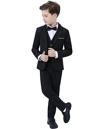 Costume trois pièces garçon complet ensemble habillé pour cérémonie et mariage