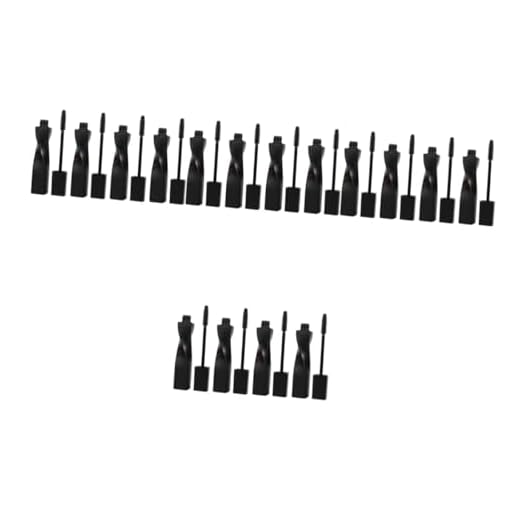 FRCOLOR 16 Piezas Cepillo De Pestañas Tubo Vacío Lapiz De Ojos Removedor De Pestañas Mascara De Pestañas Transparente Ferramentas Herramienta Botellas Cosméticas Rotar El Plastico Oro Rosa