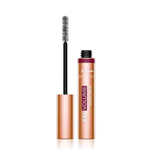 M. Asam MAGIC FINISH Mascara Volume (10ml), Mascara noir au beurre de monoï, 4-en-1: volume, forme, définition et pigmentation, vegan Cover