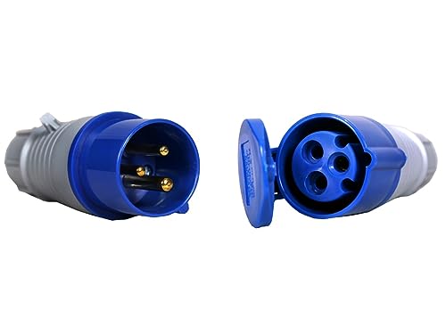 Image of IEC60309-2 32A 3pin 220V-250V 50 /60Hz 3P 6h IP44 CE Industrial Plug And Socket Wire Connector (1)