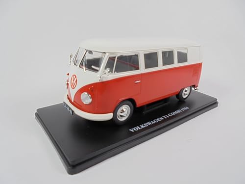 OPO 10 - Modelo de coche escala 1:24 compatible Volkswagen Combi T1