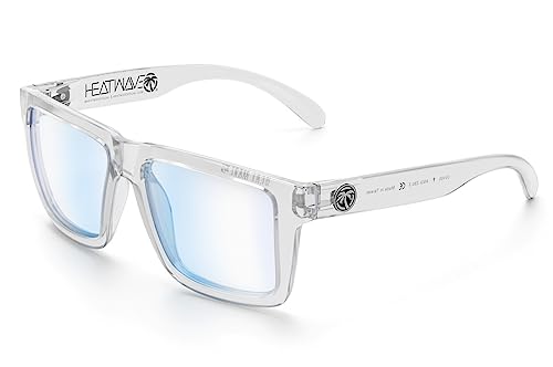 Heat Wave Visual XL Vise Z87 Clear Sunglasses in Blue Light Blocking