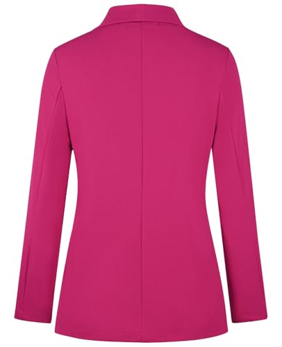 MINTLIMIT Women's Long Sleeve Work Casual Blazer Shawl Lapel Button Open Front Blazers Business Suit Jackets with Pockets3