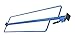 Vestil CBH-32 One Piece Steel Cargo Bar Hoops, 87" - 116" Height Range