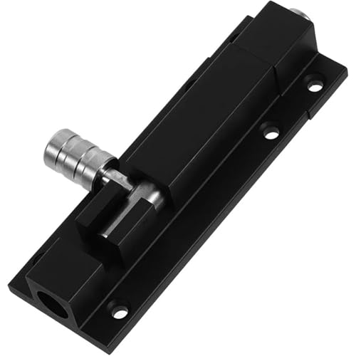 Cerradura de puerta corredera de alta resistencia, de aleación de aluminio, for puertas de madera, vallas, cobertizos y portones de jardín.