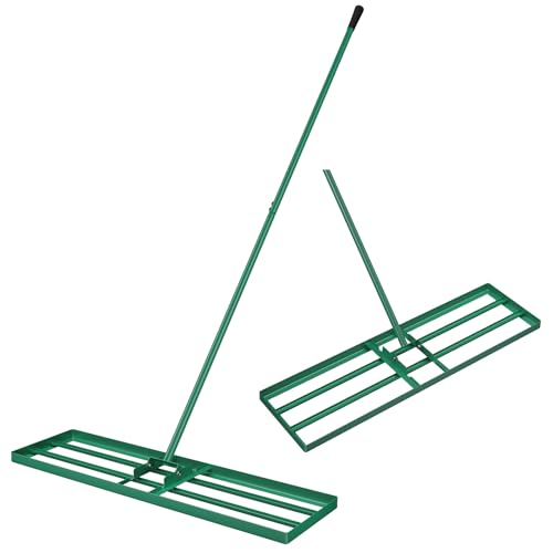 Rastra niveladora para césped Goplus 36 x 10 pulgadas miniatura 1