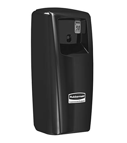 Rubbermaid Commercial Products 1793534 Microburst Metered Automated Odor-Controlling Aerosol Air Care System, MB9000 Dispenser, 9000 m, Black #1