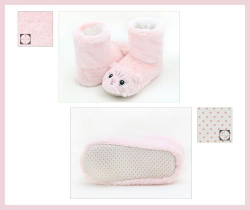 Image of DICUIRD Womens Slipper Socks Comfy&Warm Animal Non-Skid Bedroom Slipper Booties
