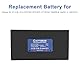 Exmate 25,2 V 2300 mAh Li-Ion Ersatzbatterie für Rasen Roboter Ambrogio Alex L30 L50 L30 Elite Ersetzen Zucchetti 075Z01300A