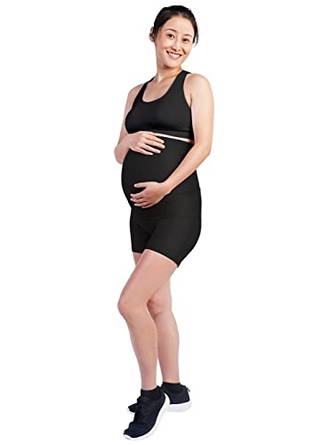 SRC Pregnancy Shorts - Mini Over The Bump Size S Black