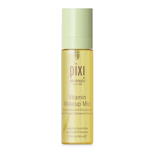 Pixi Vitamin-C Wakeup Mist | Helps Cool, Refresh, and Wake Up Skin | Adds Hydration | Boosting Treatment Toner | 2.7 fl oz / 80ml