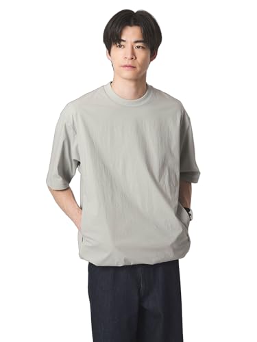 [���i�C�e�b�h�A���[�Y �O���[�����[�x�� �����N�V���O] WONDER CLOTH �N���[�l�b�N ���� T�V���c -�X�g���b�`�E�ڐG�⊴�E�z������- 32171000001 1190 LT.GRAY(11) XL