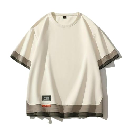T-shirt d'été japonais en coton homme vêtement idéal pour les vacances
