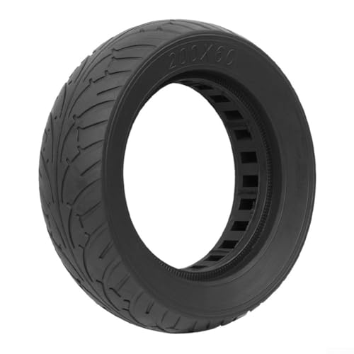 Neumático sólido de 200 x 60 pulgadas para scooter eléctrico ZERO 8 con composición de caucho natural y diseño de amortiguación de presión
