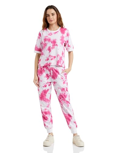 Image of Amazon Brand - INKAST Women Women's Cotton Tie-Dye Regular Fit Co-ord Set