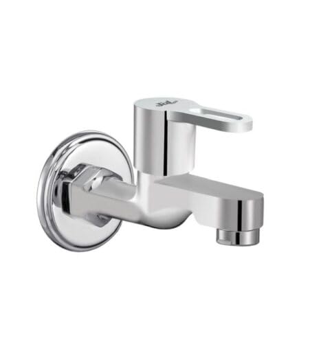 JAl Venna Bib Tap with Flange 15 mm Faucet | Bathroom Taps | Durable & Reliable Premium Material | Stainless Steel Faucet with Chrome Finish | Anti Rust 37361