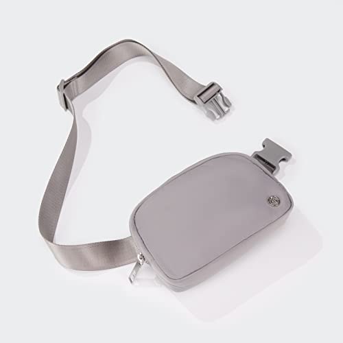 Image of Pander Belt Bag for Women, Fashion Waist Packs, Crossbody Bags with Adjustable Strap (Light Grey).