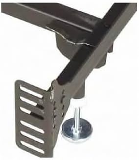 Close-up of bed frame connection bolt