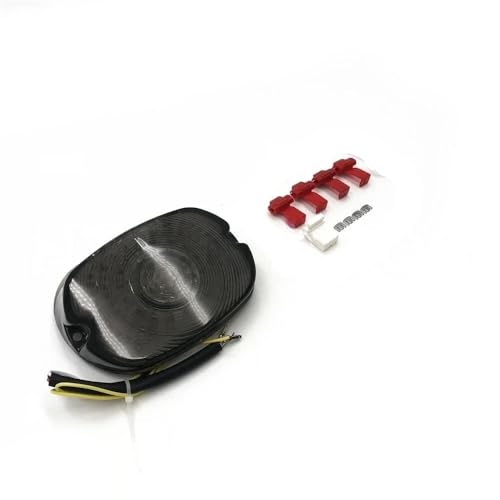 Piloto trasero moto intermitentes y luz de giro freno para Dyna Softail