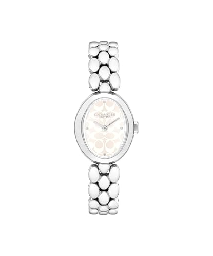 COACH Women's Sammy 2H Quartz Bracelet Watch, 22.5mm Petite Oval Case, Premium Fashion, Everyday Wear - Gift for Her