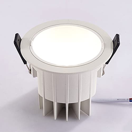 Projecteurs anti-buée étanches à Led avec finition argent durable pour plafond - 4