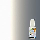 stylo peinture voiture CARSKY Stylo retouche peinture carrosserie compatible avec Volkswagen SATINSILBER MET LB7Z (flacon pinceau 20ml) + vernis brillant (flacon pinceau 20ml)