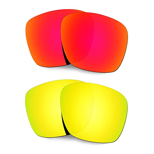 Lentille Oakley TwoFace XL OO9350 rouge renforcée pour renouveler vos lunettes