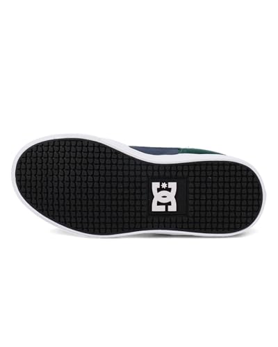 DC Sneaker Skate Shoe, Black/Green/Blue, 13.5 US Unisex Little Kid4