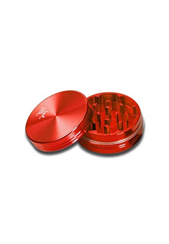 Black Leaf Kräuter-Mühle, Metall-Grinder, CNC-Grinder, ALU-Grinder | 2-teilig | 20 x 50 mm | Diamantschliff-Zähne… – Bild 3