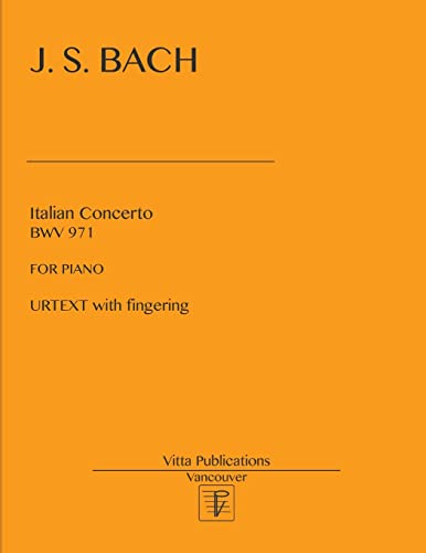 Photo de Italian Concerto: Urtext with fingering