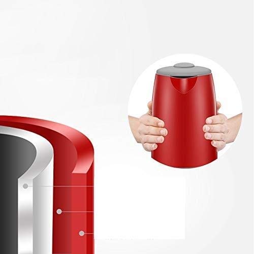Tetera eléctrica doble acero inoxidable anti-calor rápida miniatura 2
