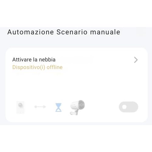 Generatore di Nebbia Anti-furto JePréviens con Rilevatore di Movimento, Sistema Anti-intrusione senza abbonamento, Compatibile SmartLife/Tuya, Copre fino a 100 m³