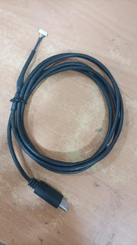 Rich Polo Type C Cable for Morpho Safran Aadhar biometric 2.0 Device MSO-1300, E1, E2, E3 Finger Print Scanner Black