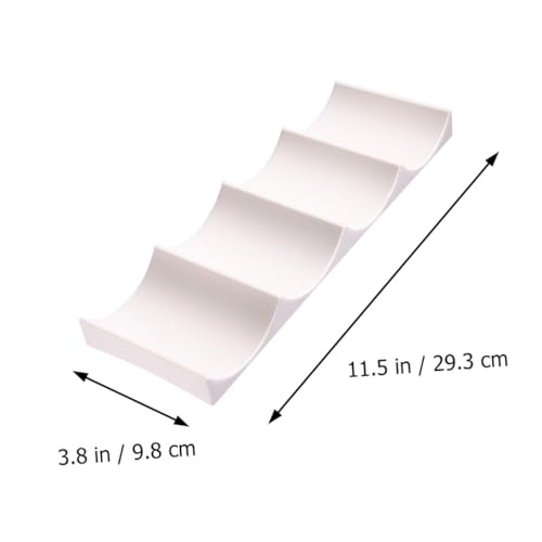 KICHOUSE 4pcs Soporte apilable para botellas de vino miniatura 5