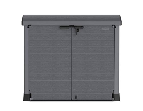 Duramax, StoreAway Gartenhütte aus grauem Zedernholz, 1200 l, Kunststoff, für den Außenbereich, robust und stabil, ideal… – Bild 8