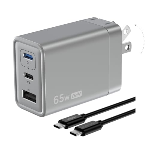 Prime Big Deal: EF ECOFLOW USB C Charger, Rapid 65W GaN Type C Charging Block with Foldable Plug (100W USBC Cable Included) - image 1