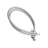 Edelstahlschlauch – die geflochtene außenseite besteht aus , um zusätzliche festigkeit und haltbarkeit zu gewährleisten. flexibler spülbeckenschlauch